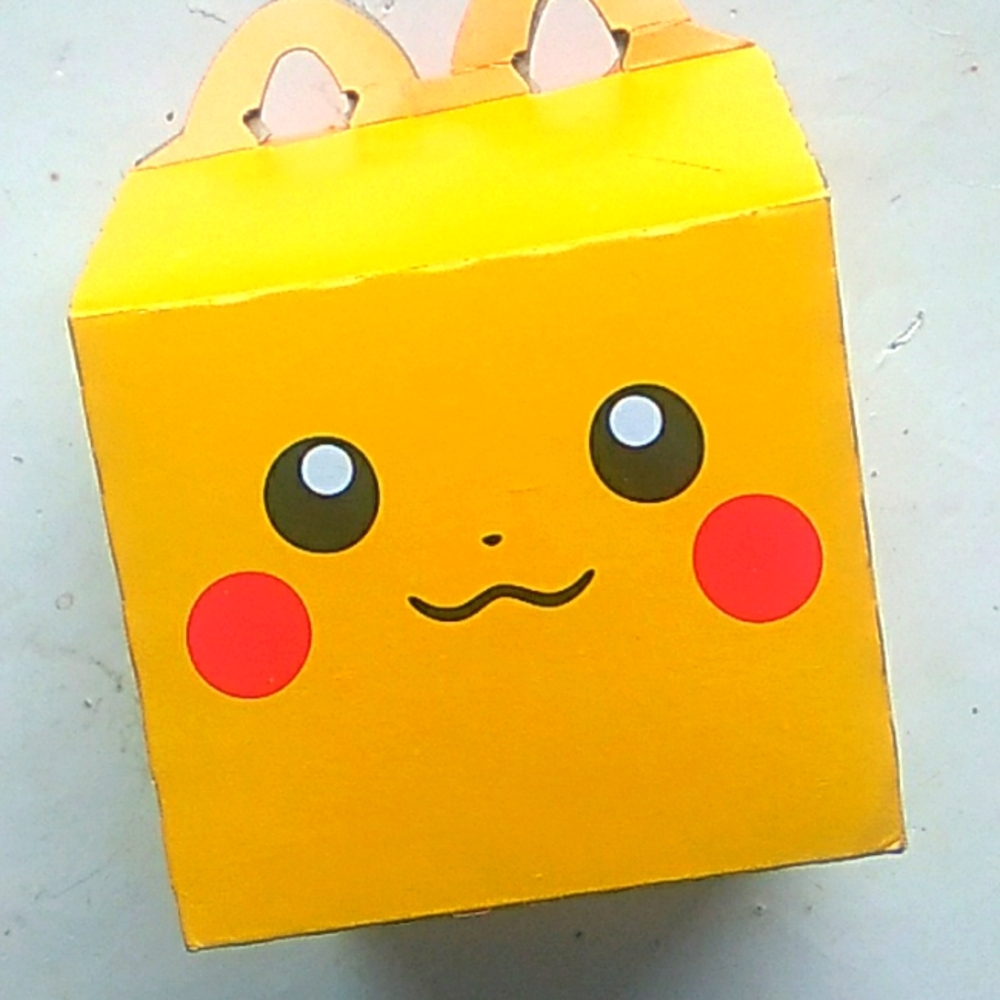 2022 Pokémon pikachu Happy Meal box